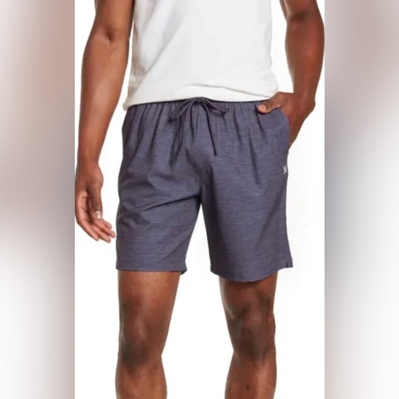 NEW! Hurley Pull On Hybrid Walk Shorts Quick Dry Gray Mens S, M, L, XL - Picture 3 of 15